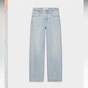 Aritzia denim forum Marlo high rise loose Classic Light Blue Women's Jeans